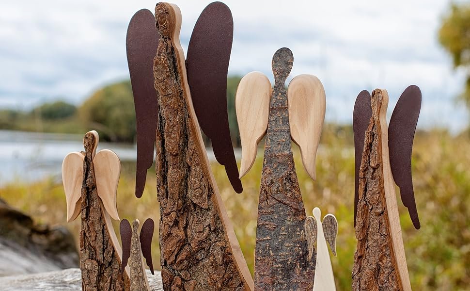 Wood angel Wood angel wings Wood angel dolls Angel decorations Angel decor Angel Christmas decor