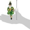 Decor Old World Christmas Irish Santa Glass Blown Ornament for Christmas Tree