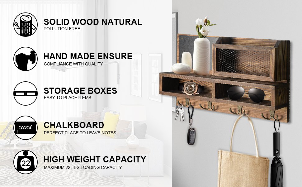 key holder for wall mail organizer key rack key and mail holder for wall key hooks for wall