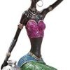 Decor Sculptures Statues Decor Ethnic Style Interior Decoration Resin Crafts Creative Home Office Gifts Beauty Ornaments???A