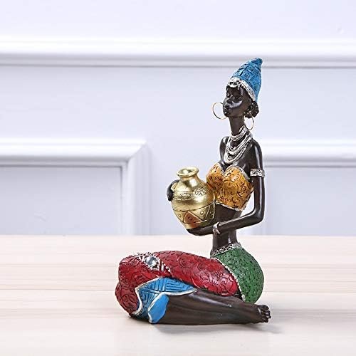 Decor Sculptures Statues Decor Ethnic Style Interior Decoration Resin Crafts Creative Home Office Gifts Beauty Ornaments???A