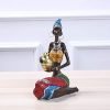 Decor Sculptures Statues Decor Ethnic Style Interior Decoration Resin Crafts Creative Home Office Gifts Beauty Ornaments???A