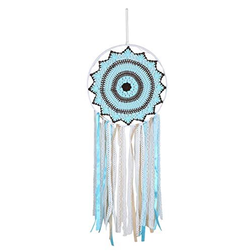 41R4UqmyMSL Decor 27 inches Dream Catchers Handmade Tassel Wall Decoration Weeding Party Decor Ornament Craft, Blue