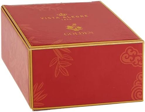Decor Vista Alegre Golden Large Round Box | Rabbit