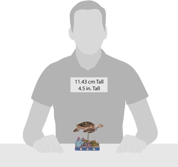 Decor Animal Planet Collection Everyday Hawksbill Sea Turtle Figurine, 4.5-inches