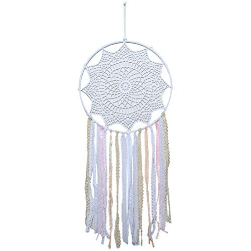 41rToWidZAL Decor 27 inches Dream Catchers Handmade Tassel Wall Decoration Weeding Party Decor Ornament Craft, Blue