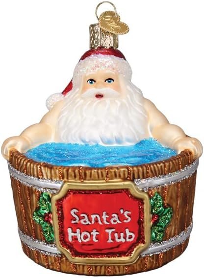 Decor Old World Christmas Irish Santa Glass Blown Ornament for Christmas Tree