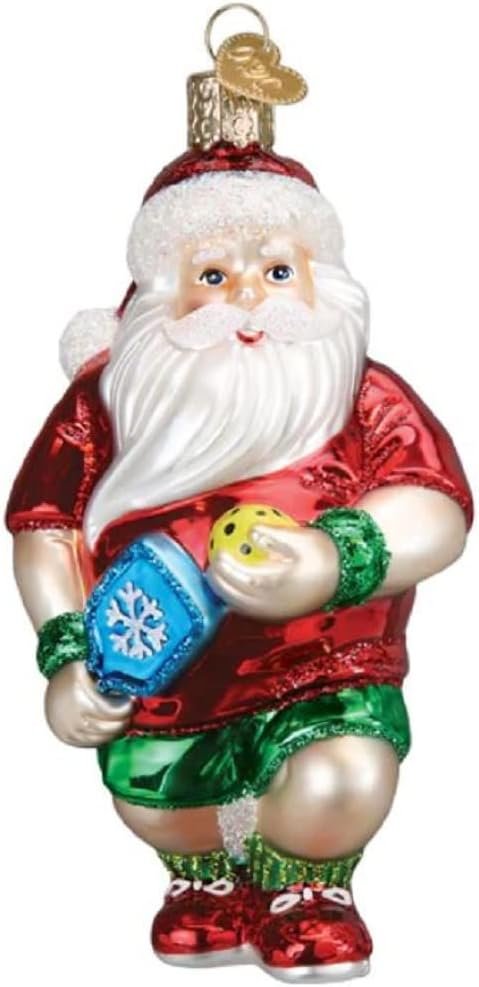 Decor Old World Christmas Irish Santa Glass Blown Ornament for Christmas Tree