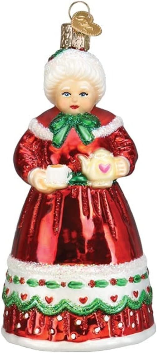 Decor Old World Christmas Irish Santa Glass Blown Ornament for Christmas Tree
