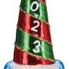 Decor Old World Christmas Irish Santa Glass Blown Ornament for Christmas Tree