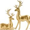 51Xq6550UkL._AC_SL1005 Decor 2pcs Resin elk ornaments christmas deer decorations reindeer statues christmas elk statue christmas elk ornament reindeer ornament xmas deer figurine gold decor desktop doll lovers