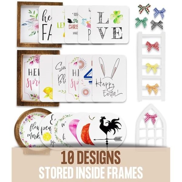 Decor The Ultimate Farmhouse Tiered Tray Decor Set - Beautiful Year Round Seasonal & Fall Holiday Decoration Bundle - The Perfect Lemon and Summer Centerpiece Design for Home & Kitchen Decor