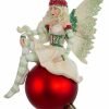 51n_JrzpPgL._AC_SL1000 Decor Kurt S. Adler Amy Brown Christmas Fairy Ornament, 4.75-Inch, Multi-Color
