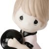 Decor Precious Moments Growing in Grace Age 10 | Blonde Girl Bowling Bisque Porcelain Figurine | Birthday Gift | Birthday Collection | Room Decor & Gifts | Hand-Painted