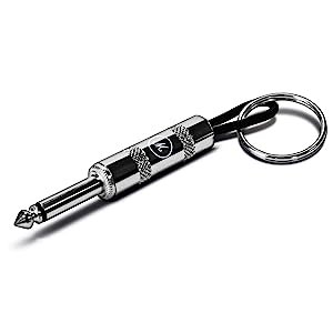 Guitar plug keychain