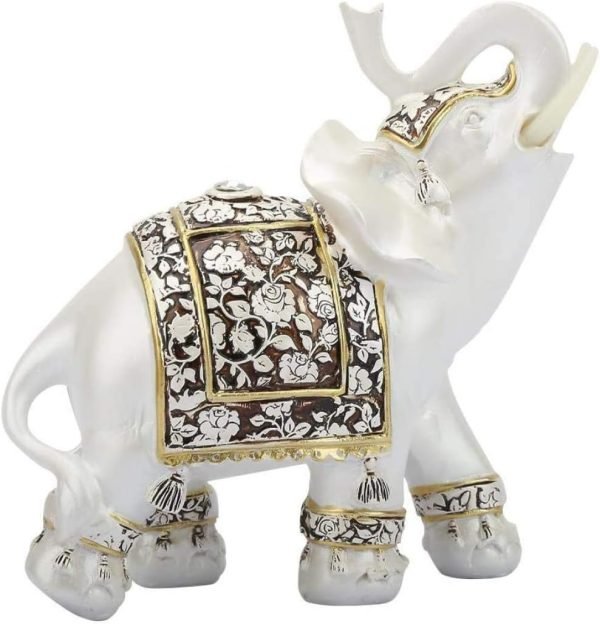 Decor Exquisite Vintage Elephant Pattern Ornaments Statue Craft Gift Home Office Decoration Exquisite