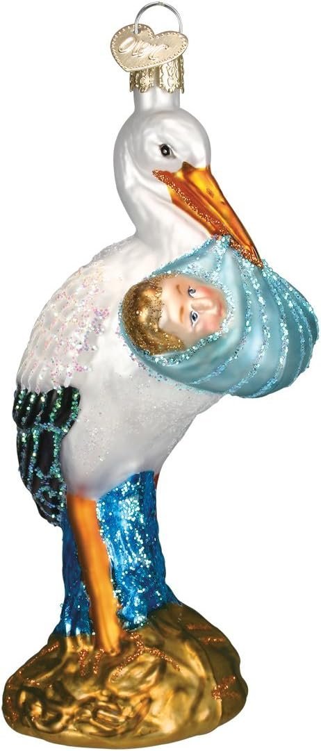 614m_8JpUNL._AC_SL1200 Decor Old World Christmas Ornaments Boy Bundle of Joy Glass Blown Ornaments for Christmas Tree