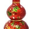 Decor Feng Shui Red Abundance Wu Lou Statue Harmony &Balance Peace Home Office Alloy Decoration Gourd New Year Birthday Gift