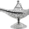 Decor Classic Vintage Aladdin Magic Genie Costume Lamp Home Table Decoration & Gift, Golden Blue