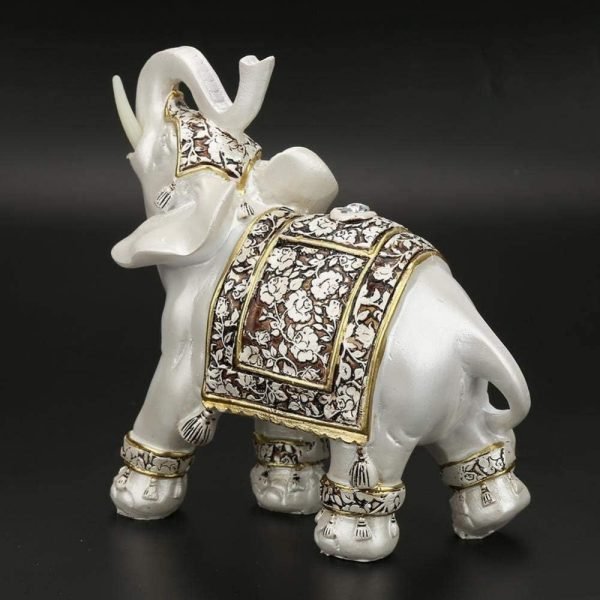 Decor Exquisite Vintage Elephant Pattern Ornaments Statue Craft Gift Home Office Decoration Exquisite