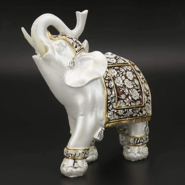 Decor Exquisite Vintage Elephant Pattern Ornaments Statue Craft Gift Home Office Decoration Exquisite