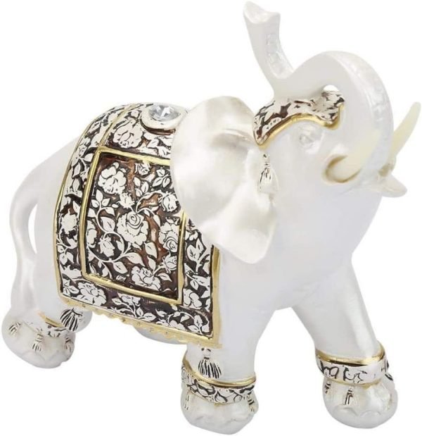 Decor Exquisite Vintage Elephant Pattern Ornaments Statue Craft Gift Home Office Decoration Exquisite