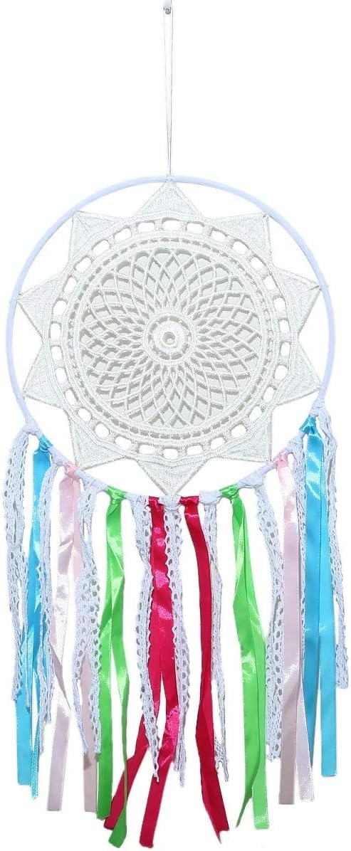 61Rn0mIC2yL._AC_SL1200 Decor 27 inches Dream Catchers Handmade Tassel Wall Decoration Weeding Party Decor Ornament Craft, Blue