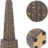 Decor Egyptian Obelisk Resin Obelisk Model Obelisk Miniature House Ornaments Landmark Ornament Miniature Obelisk Statue Egypt Obelisk Figurine Aquarium Obelisk Gift Glass Office
