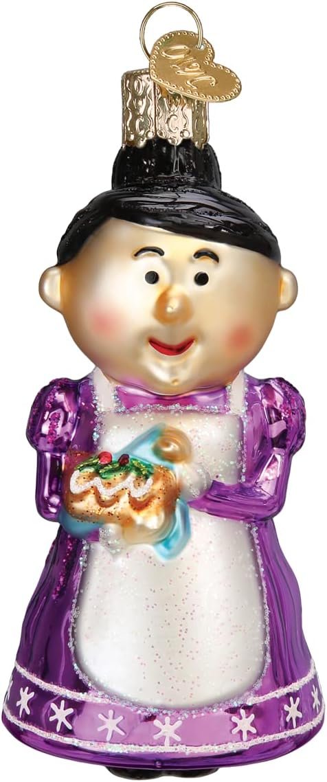 Decor Old World Christmas Irish Santa Glass Blown Ornament for Christmas Tree
