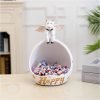 61hPeqCBBFL._AC_SL1500 Decor Decorative Bowl for Keys Entryway, Home Living Room Candy Bowl, Creative Cow Resin Figurine, Storage Box,White