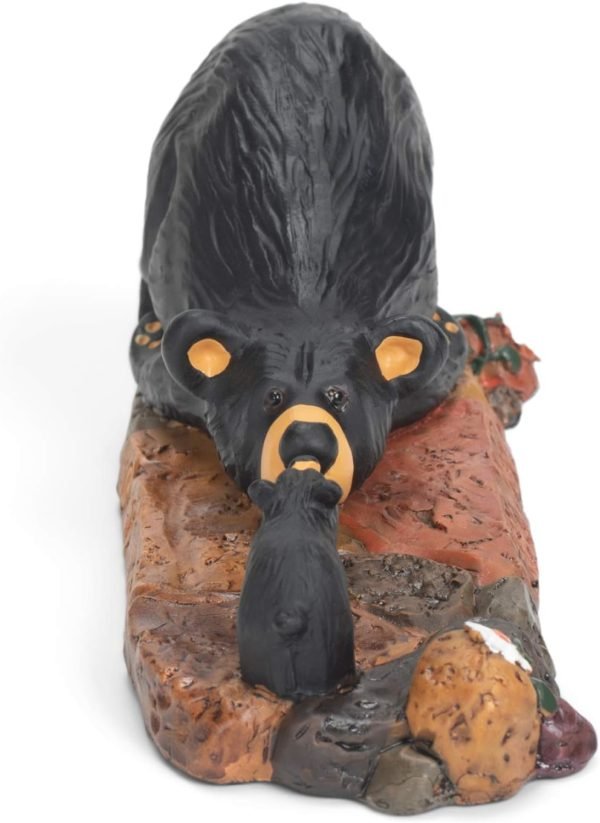 Decor DEMDACO Bearfoots by Jeff Fleming Little Bear Black Bear 2 x 6 Hand-cast Resin Figurine Sculpture