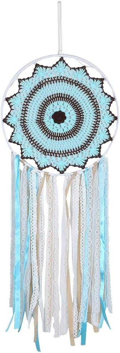 61oTPhaI1mL._AC_SL1200 Decor 27 inches Dream Catchers Handmade Tassel Wall Decoration Weeding Party Decor Ornament Craft, Blue