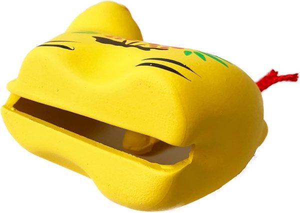 Decor Cute Yellow Tiger of  Japanese Zodiac Pottery Room Ornament. for Happy New Year! Bell Design