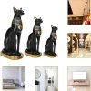 Decor Egyptian Cat Statue, Egyptian Bastet Collectible Figurine Cat Goddess Statue, Animal Statue Ornament, Household Room Ornament Crafts Gifts Great Decoration for Home or