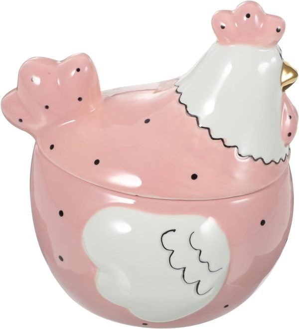Decor Box Hen Storage Jar Ceramic Trinket Holder Decorative Candy Jar Decorative Jar Ceramic Jar Kids Jewelry Container Trinket Container Decorate Rooster Cookie Jar Ceramics