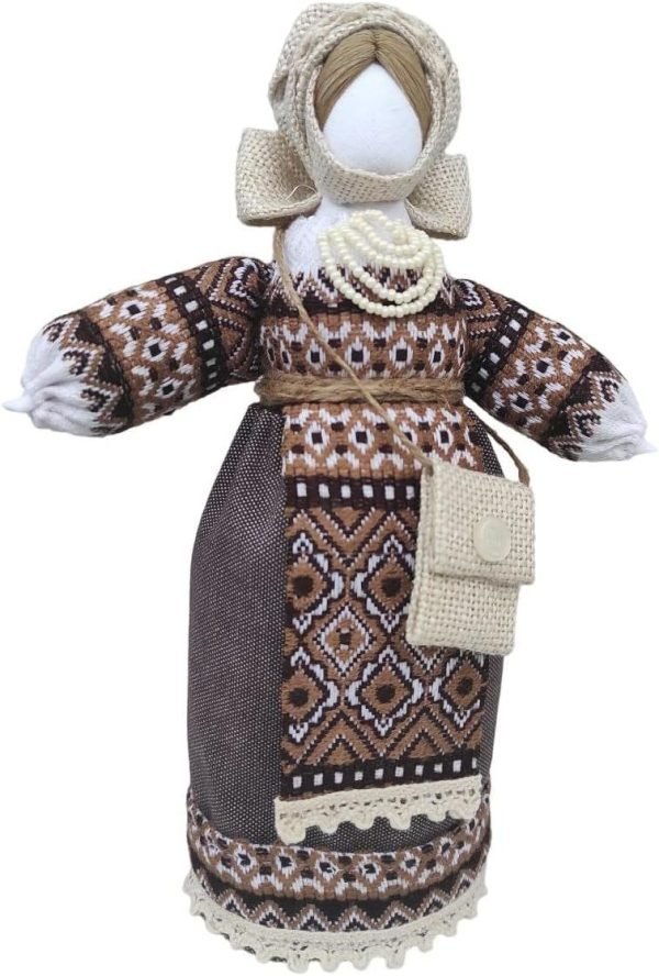 Decor Exclusive Vintage Collectible Ukrainian Motanka Figurine Slavic Design Handmade Made in Ukraine 7.5"