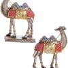 Decor 2pcs Camel Ornaments Camel Decoration Cartoon Camel Craft Desktop Decoration Tabletop Camel Ornament Resin Camel Statue Desktop Camel Ornament Camel Sculpture Figurines Home Decor