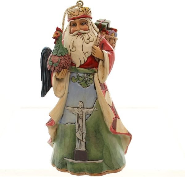 61wcD4OV5KL._AC_SL1500 Decor Russian Santa Stone Resin Hanging Ornament, 4.75??