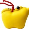 Decor Cute Yellow Tiger of  Japanese Zodiac Pottery Room Ornament. for Happy New Year! Bell Design