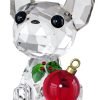 Decor Holiday Cheers French Bulldog Ornament, Green and Red Crystals, Part of The Holiday Cheers Collection