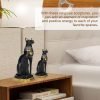 Decor Egyptian Cat Statue, Egyptian Bastet Collectible Figurine Cat Goddess Statue, Animal Statue Ornament, Household Room Ornament Crafts Gifts Great Decoration for Home or