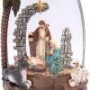Decor Lighted Water Globe with a Nativity Scene and Swirling Glitter, Freestanding Christmas Decoration, Religious Holiday D??cor, 8.75 Inches High