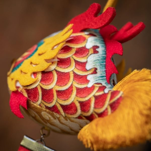 Decor Loong's Blessing: Handcrafted Sachet Ornament - Exquisite Symbol of Eastern Tradition, Ideal Gift for Prosperity and Good Fortune??Artisanal Feng Shui Decoration for Prosperity, Luck,Gifting
