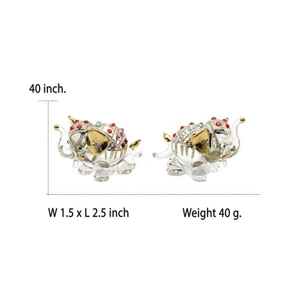 7169JTPmoSL._SL1500 Decor Mini Elephant Set 2 Elephant Animal Miniatures Statue Figurines 2pcs/Set Lucky Elephants for Home, Office, Kitchen, Bathroom D??cor, Shelf Ornaments
