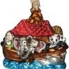 718VgckYjIL._AC_SL1200 Decor Old World Christmas Spiritual Gifts Glass Blown Ornaments for Christmas Tree Flight to Egypt