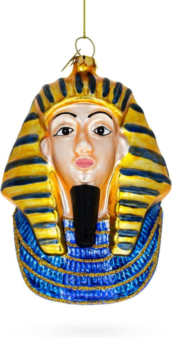 Decor Majestic Sphinx of Giza, Egypt - Blown Glass Christmas Ornament