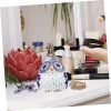 71JrbCYL41L._AC_SL1500 Decor Owl Jewelry Box Ceramic Owl Jar with Lid Owl Shape Aroma Jar Desktop Decor Ceramic Desktop Ornament Meditation Aromatherapy Organizer Ceramic Storage Jar Aromatherapy Decoration