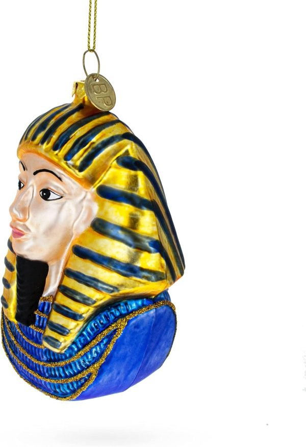 Decor Majestic Sphinx of Giza, Egypt - Blown Glass Christmas Ornament
