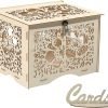 Decor Wedding Money Box Holder with Sign, Large Rustic Wood Wooden Envelop Gift Card Boxes with Lock Slot for Reception Anniversary Party Parties White