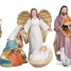 71bMKAXWBTL._AC_SL1500 Decor Christmas Nativity Set,7.5" Colorful Collectible Religious Decoration, Indoor Holiday Decoration in Gift Box 11-Piece Set
